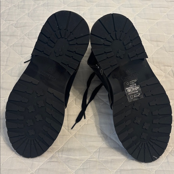 All Saints Donita Women's Black Leather Ankle Boots Size 8M ~ worn once in home - Picture 7 of 7